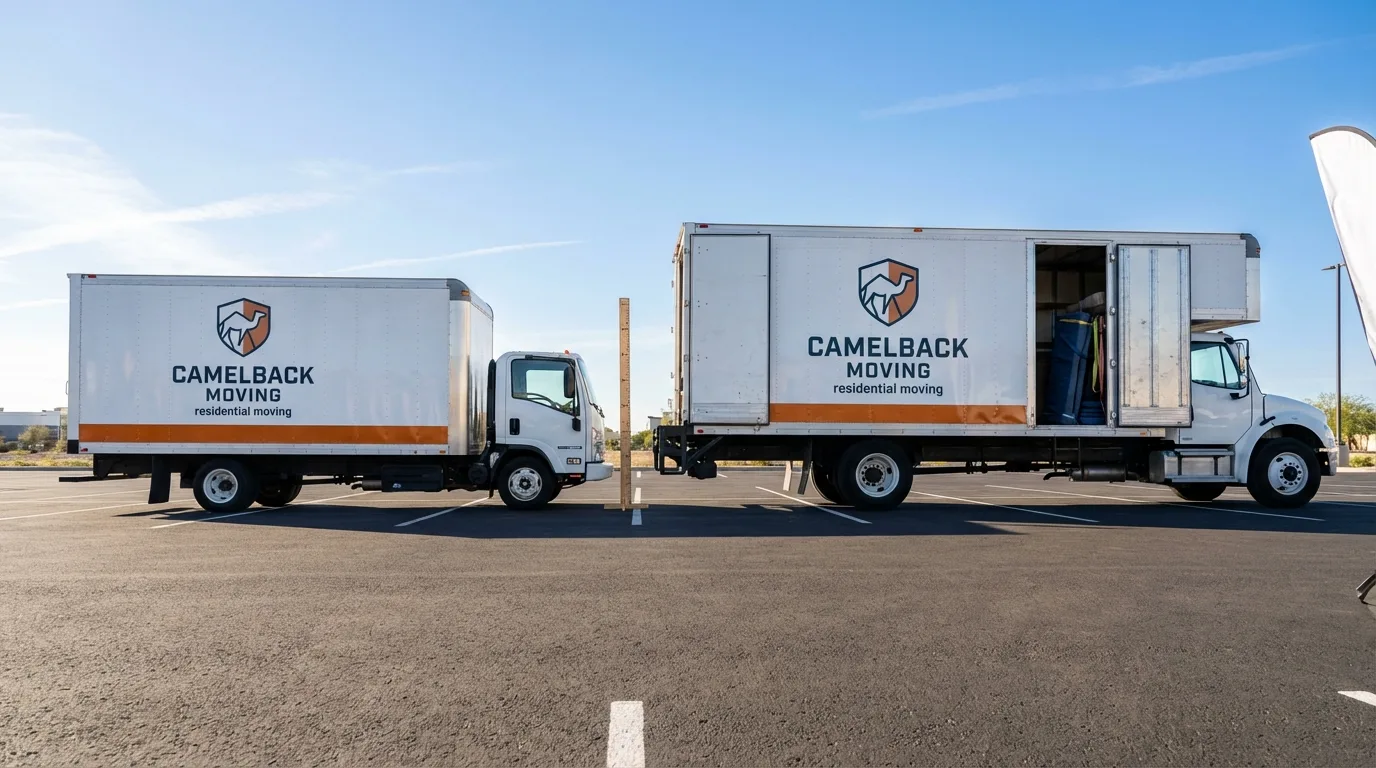 Moving truck size capacity guide in Howard City